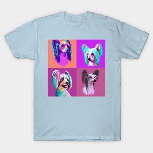 Chinese Crested Pop Art - Dog Lover Gifts T-Shirt